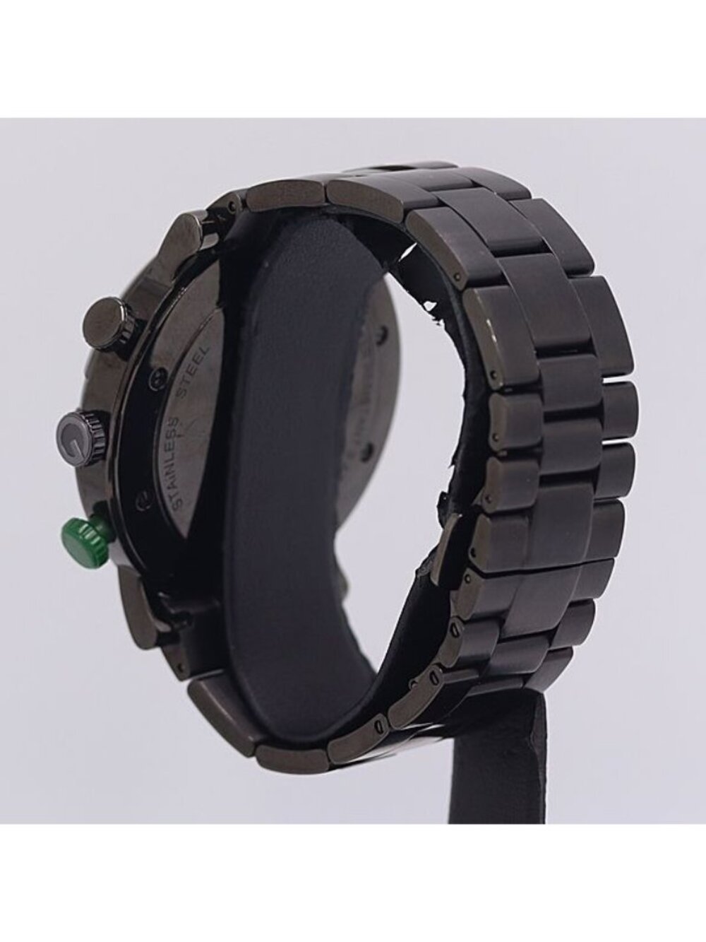 Gucci Round Chronograph Quartz Date Smoseco Black Dial Watch - Picture 3 of 4